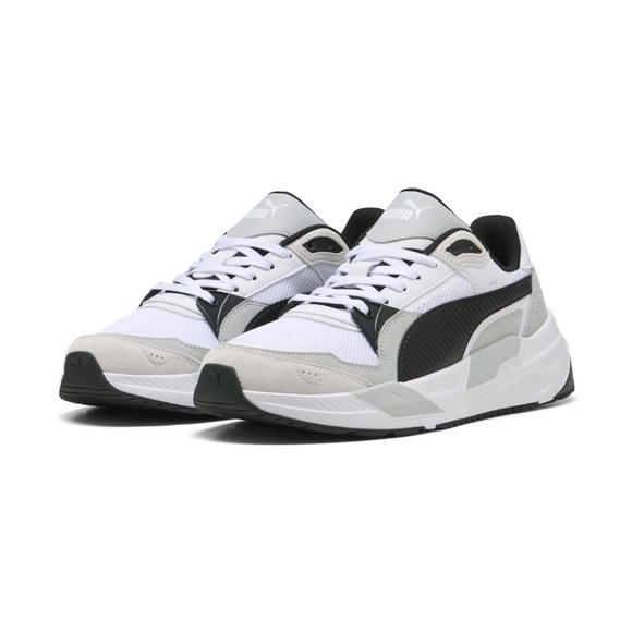 Puma Teinity 2 Mens Shoes Color White Black Cool Light Gray 400230 01 - Picture 1 of 9